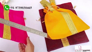 Return Gift Bags | Indian Wedding Party Favor | Potli Bags - Crafthatti