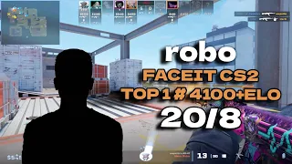 TOP #1 4100 ELO robo (20/8) FACEIT Ranked (Vertigo) Mar 15, 2024 | CS2 POV
