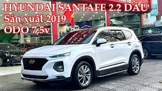 🔴 Chiếc xe 7 chỗ có mức tiêu hao nhiên liệu đáng kinh ngạc - Santafe 2.2 dầu 2019 - 0978.607.555