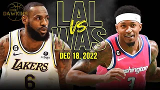 Los Angeles Lakers vs Washington Wizards Full Game Highlights | December 18, 2022 | FreeDawkins