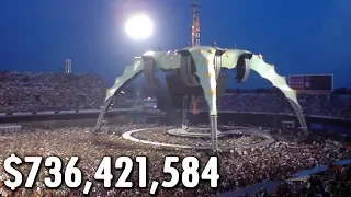 Top 10 Highest Grossing Music Tours of All Time