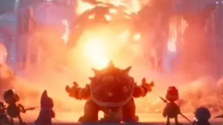 The Super MARIO MOVIE: Attack on penguin castle: BOWSER scene In right order!