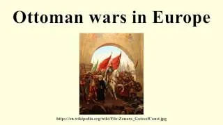 Ottoman wars in Europe
