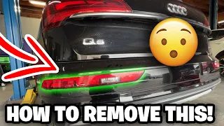 How To Remove Audi Q5 Rear Tail Light EASY