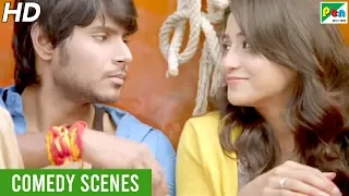 Kasam Khayi Hai (Ra Ra Krishnayya) Best Comedy Scenes | Hindi Dubbed Movie | Sundeep Kishan, Regina