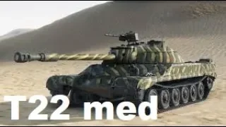 WOT T22 med - 5000 Damage - 5 Kills