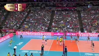 USA vs Brazil   volleyball 2015 FIVB World Grand Prix Finals