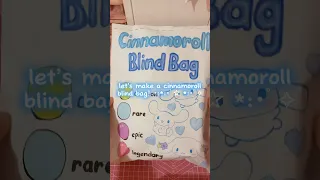 making a cinnamoroll blind bag! #cinnamoroll #sanrio #blindbag #diy #craft #papercraft #asmr #kpop