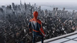 Ultra Realistic 100+ NYC MOD. Accurate Spiderman Swing Gameplay. Marvel's Spiderman .