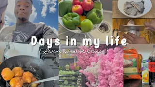 Days in my life 🍒 | life of a kenyan boy | living alone diaries | groceries shopping |