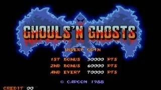 Ghouls'n Ghosts 1988 Capcom Mame Retro Arcade Games