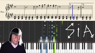 Sia - Cheap Thrills - Piano Tutorial + Sheets