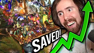 The Entire WoW Server Helps Asmongold Save His Old Guild