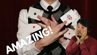 MAGICIAN REACTS To Actual WIZARDRY! | AMAZING SLEIGHT OF HAND