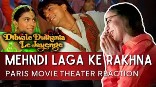 Mehndi Laga Ke Rakhna Song Paris Theater Reaction | Dilwale Dulhaniya Le Jayenge | Manoushka Reacts