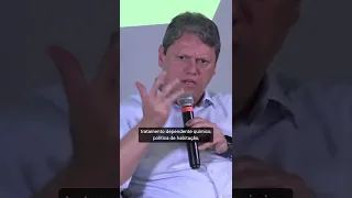 Tarcísio sobre a Cracolândia: "Talvez o Doria tenha adotado a estratégia errada..." #shorts