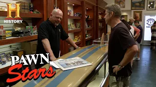 Pawn Stars: Rick Loses Out on One of a Kind Beach Boys Surfboard | History