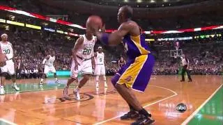 kobe bryant gets heckled and drains two 3's in a row!!!!HD
