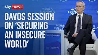World leaders discuss world security at Davos