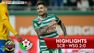 Highlights: tipico Bundesliga, 19. Runde: SK Rapid Wien - WSG Swarovski Tirol 2:0