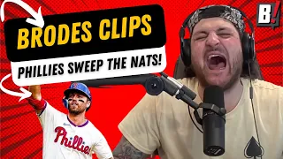 PHILLIES SWEEP THE NATIONALS!!!! | Brodes Clips