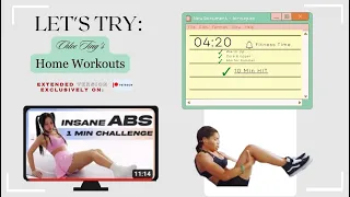 Trying Chloe Ting's Insane 10 Min Abs Workout 🥵 Abs BURN #1minchallenge