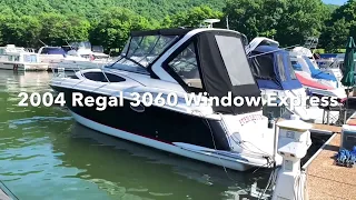 2004 Regal 3060 Window Express Cruiser Video Walkthrough