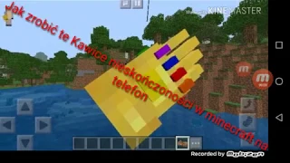 Jak zrobić rękawice nieskończoności w minecraft