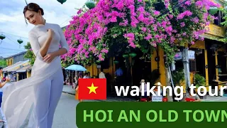 Relaxing night walk in HOIAN OLD TOWN [4K] with captions & immersive Sound | 🇻🇳 Walking tour