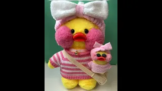 НОВАЯ УТОЧКА из тт ЛАЛАФАНФАН Милка с мини Ути Мими/ Утки Lalafanfan Duck из tik tok Обзор #shorts