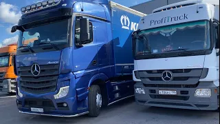 Получил Mercedes-Benz Actros )))!!! Вышел на работу )))