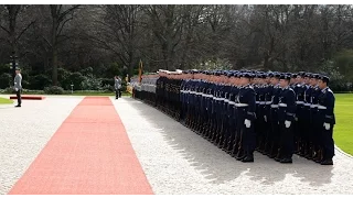 Guard Battalion greets: Good Day, Mr. President I