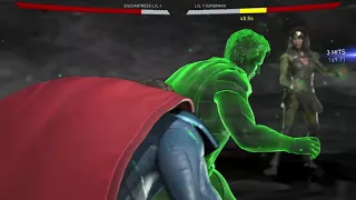 Injustice 2 Enchantress vs Super Man