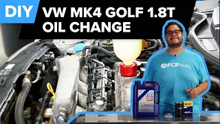 Volkswagen Mk4 Golf GTI Oil Change DIY (1998-2006 Audi/VW 1.8t Engine)
