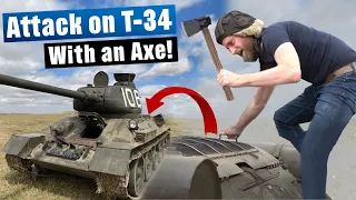 Testing German Anti-Tank Tactics -  T-34 vs Axe