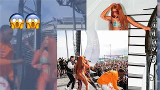 Fans Go Crazy 😱as CARDI B surprises DOUGIE B To Perform Shake It at HOT 97 Summer Jam 2022