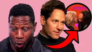 ¿A quien BESÓ Paul Rudd? 😲 Jonathan Majors y CAST de Ant man Quantumania MEJORES MOMENTOS