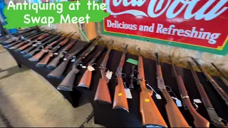 Rare Guns Antiques and Collectibles at the Swap Meet flea market & Car Show in Moultrie Ga Antiquing