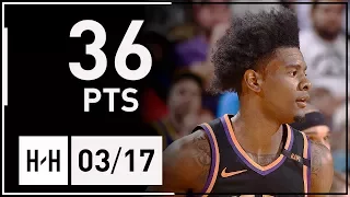 Josh Jackson Full Career-HIGH Highlights Suns vs Warriors (2018.03.17) - 36 Points!