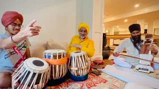 Ustad Sukhvinder Singh ‘Pinky’ & Dilzafer Singh on Jori with Gurvinder Singh on Sarangi