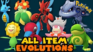 All GEN 2 Evolution Item Evolutions in Pokemon GO!