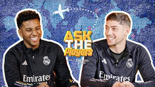 Does a straw have one hole or two? | Rodrygo & Valverde answer Real Madrid fan questions!