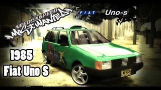 NFS MW | 1985 Fiat Uno S | Junkman Performance | Speed-Acceleration Test | [1080pᴴᴰ60 ᶠᵖˢ]