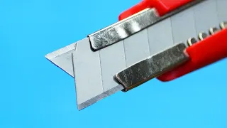 The secret function of a regular knife! No one has seen such useful tips yet!