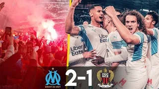 OM 2-1 OGC Nice • Le FILM d’une victoire IMPORTANTE dans une AMBIANCE de FEU ! • HD