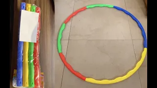 Hula hoop unboxing | Colorful hula hoop | Benefits of hula hoop | Kids Fun