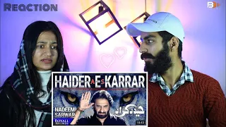 Reaction On Noha : Haider E Karrar | Nadeem Sanwar | Beat Blaster