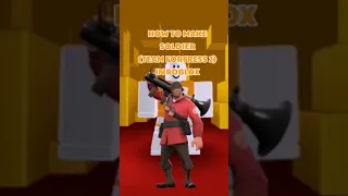 How to make SOLDIER (TEAM FORTRESS 2) in ROBLOX #roblox #robloxavatar #tf2  #teamfortress2 #shorts