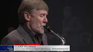 Andorra Saxfest 2019 - Claude Delangle - Rhapsodie with orchestra by C  .Debussy