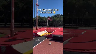 My face still hurts from this 🤕😂 #gymnast #olympics #polevault #track #trackandfield #gymnastics